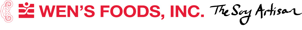 Wen's Foods Inc web title logo red on white. "The Soy Artisan"